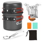 Odoland 6-Piece Camping Cookware Set