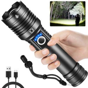 Super Bright Rechargeable Flashlight for Emergencies