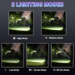 Super Bright Rechargeable Flashlight for Emergencies