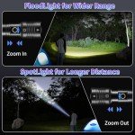 Super Bright Rechargeable Flashlight for Emergencies