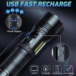High Lumen Rechargeable Flashlight - 7 Modes