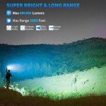 Super Bright Rechargeable LED Flashlights - 2 Pack