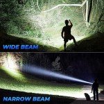High Lumen Rechargeable Flashlight - 7 Modes