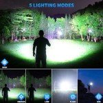 Super Bright Rechargeable LED Flashlights - 2 Pack