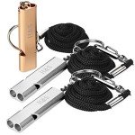 Emergency Whistle Kit for Outdoor Safety - Set of 3