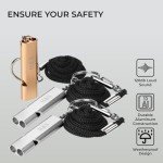 Emergency Whistle Kit for Outdoor Safety - Set of 3