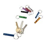 5 Extra Loud Emergency Whistles with Key Chain