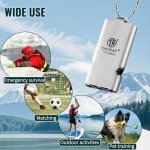 Loud Emergency Whistles with Neck Chain and Keychain