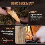 100% Waterproof Emergency Fire Starter Plugs - 50 pcs