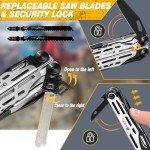 31-in-1 Stainless Steel Multitool for Emergencies