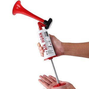 Portable Loud Air Horn for Emergencies and Safety