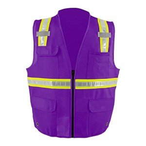 High Visibility Safety Vest with Reflective Strips