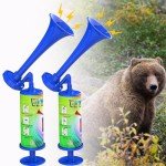 Portable 120DB Air Horns for Safety and Defense