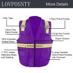 High Visibility Safety Vest with Reflective Strips