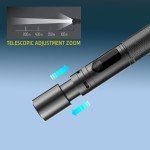 3-in-1 Tactical Flashlight with Camera and Alarm