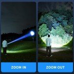3-in-1 Tactical Flashlight with Camera and Alarm