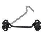 4" Barn Door Latch Hook and Eye Lock (2-Pack)