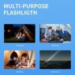 3-in-1 Tactical Flashlight with Camera and Alarm