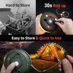 Portable 2-in-1 Camping String Lights Set