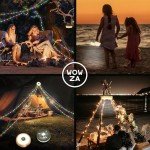 Portable 2-in-1 Camping String Lights Set