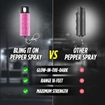 Self-Defense Pepper Spray Key Ring with Case