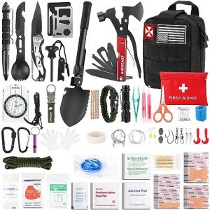 256-in-1 Emergency Survival Kit with First Aid Tools
