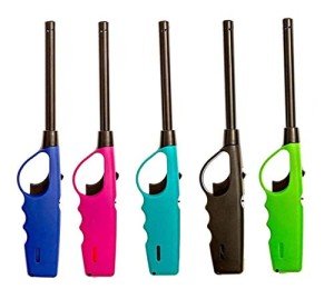 5-Pack Butane Refillable Long Biodegradable Lighters