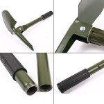 Portable Folding Shovel and Pickaxe Survival Tool