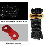 6 Pack Lightweight Reflective Tent Guy Lines