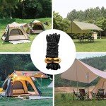 6 Pack Lightweight Reflective Tent Guy Lines