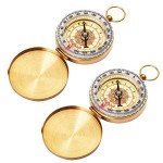 Pocket-Sized Glow-in-the-Dark Compass for Hiking