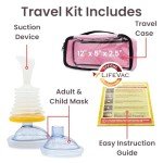 LifeVac Pink Travel Kit - Suction Rescue Device