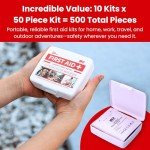 M2 Basics Mini First Aid Kits - 10 Pack