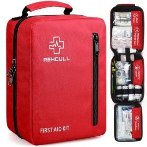 First Aid Kit: 390-Piece Emergency Survival Bundle