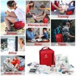 First Aid Kit: 390-Piece Emergency Survival Bundle