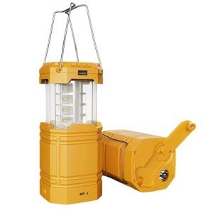 Emergency Solar Hand Crank LED Lantern & Flashlight