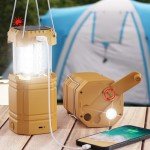 Emergency Solar Hand Crank LED Lantern & Flashlight