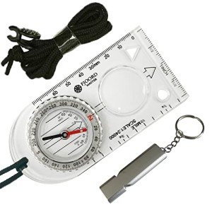 Luminous Magnetic Survival Compass for Hiking
