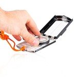 Adjustable Declination Baseplate Compass for Survival