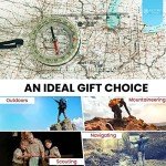 Luminous Magnetic Survival Compass for Hiking
