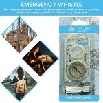 Luminous Magnetic Survival Compass for Hiking