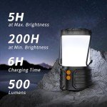 Rechargeable LED Camping Lanterns for Emergencies - 2 Pack