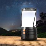 Rechargeable LED Camping Lanterns for Emergencies - 2 Pack