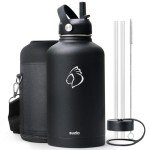 BUZIO 64oz Insulated Water Bottle - Hot & Cold