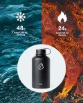 BUZIO 64oz Insulated Water Bottle - Hot & Cold