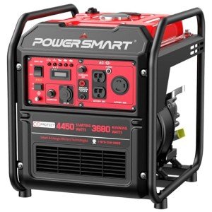 PowerSmart 4450W Portable Inverter Generator for Emergencies