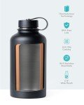 BUZIO 64oz Insulated Water Bottle - Hot & Cold