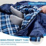 Double Cotton Flannel Sleeping Bag for Camping