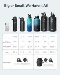 BUZIO 64oz Insulated Water Bottle - Hot & Cold