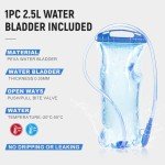 Hydration Backpack with 2.5L Bladder - Waterproof